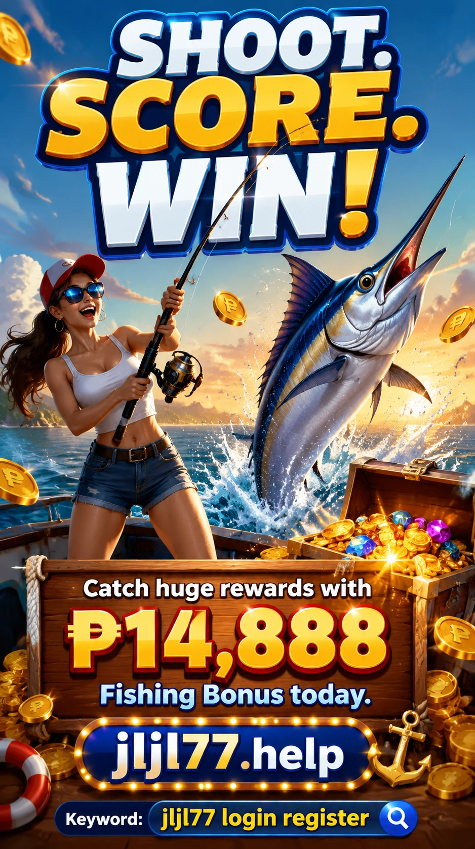 Mobile Fishing Game on smartphone